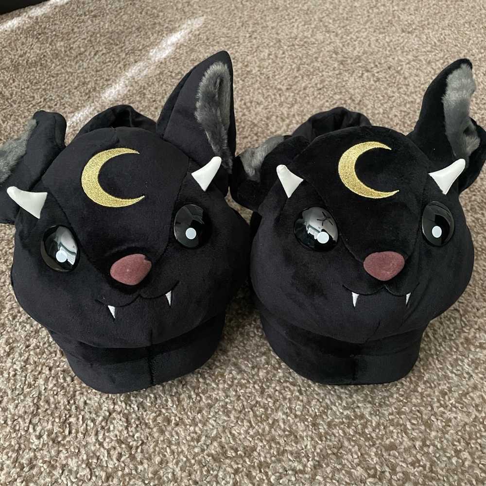 Goth slippers!